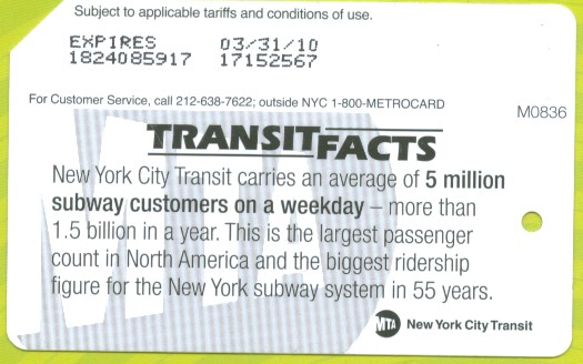 Transit Facts - 5 Million Subway Customers (1 of 24)